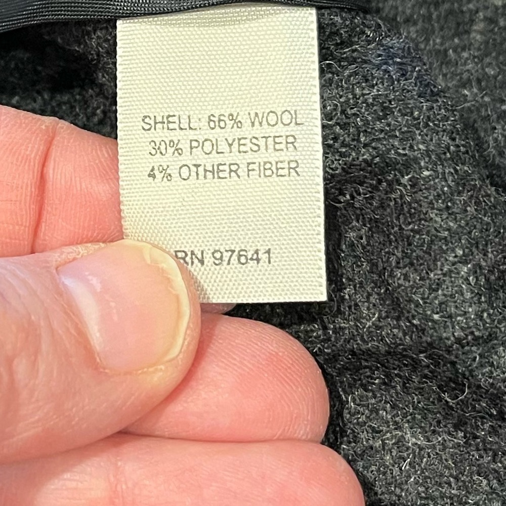 J.JILL WOOL-BLEND DRAPED JACKET – CHARCOAL – SIZE M - Picture 8 of 8